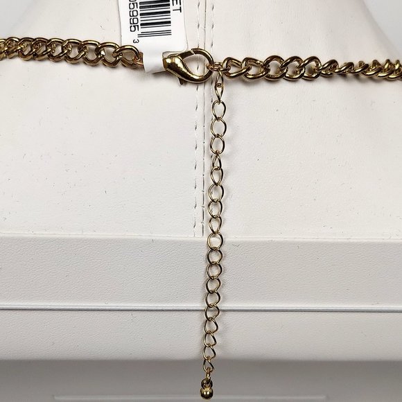 NWT BALLET LAYERED MAUVE & MAGENTA BEADED NECKLACE WITH CRYSTAL ACCENTS - Picture 7 of 9